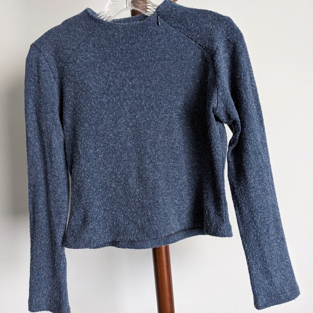 S&G long sleeve blue top
